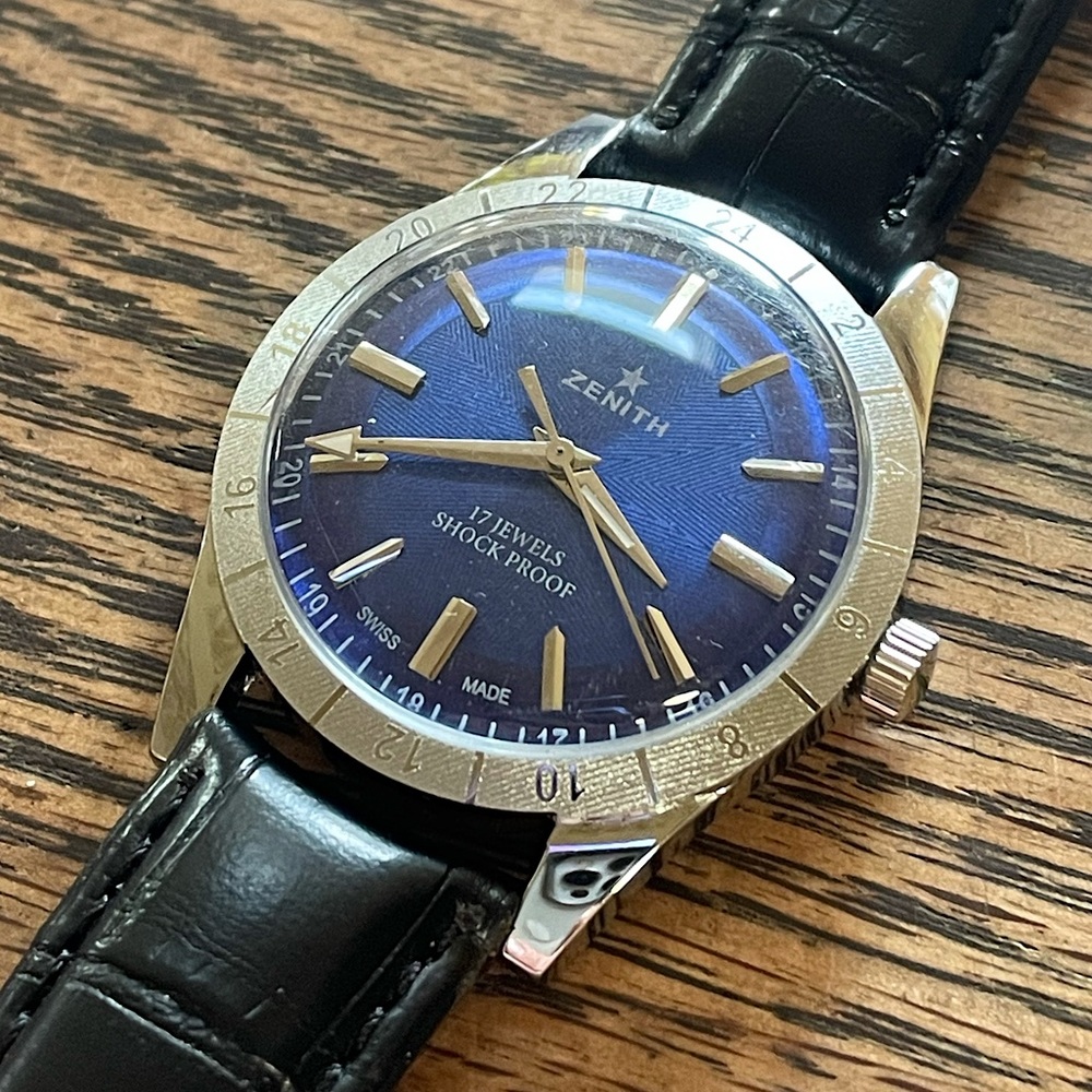 Authentic Zenith Vintage Beautifully Restored Manual Wind Unisex Watch - Running